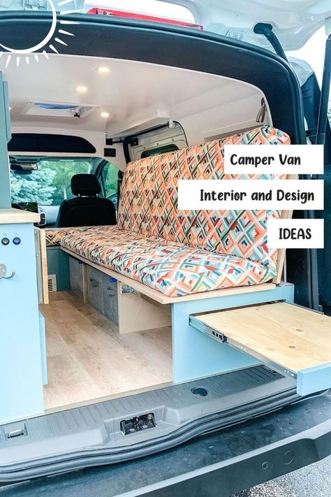 Campervan Interior Ideas, Camper Van Interior Ideas, Van Interior Ideas, Small Camper Interior, Hiace Camper, Van Conversion Kits, Camper Van Interior, Berlingo Camper, Small Camper Vans