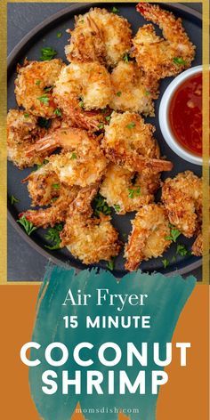 Shrimp Recipes Coconut, Crispy Shrimp Recipes, Shrimp Recipes Air Fryer, Air Fryer Coconut Shrimp, Air Fryer Recipes Snacks, Coconut Shrimp Recipes, Air Fryer Fish, Crispy Shrimp, Air Fried Food