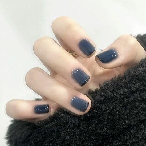 Nail Nail Designs, Blue Gel Nails, Nails Art Designs, Art Designs Ideas, Carpet Ideas, Minimal Nails, Pretty Gel Nails, Cute Gel Nails, Soft Nails