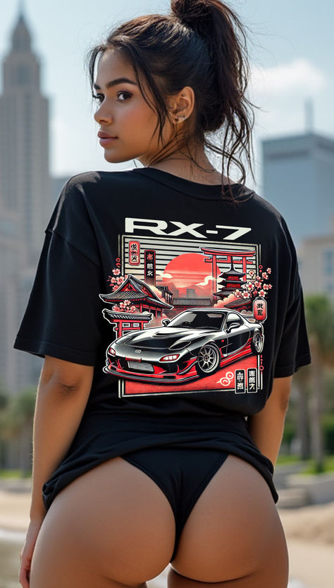 🚗 Elevate your style with these awesome Mazda RX-7 T-shirts! Perfect for JDM fans and car enthusiasts. Grab yours now and show off your love for the iconic RX-7! #MazdaRX7 #JDM #CarLovers #TShirtStyle #RotaryEngine 💥👕 90s Jdm Aesthetic, Jdm Hoodie, Tokyo Dark, 90s Jdm, Jdm Aesthetic, Datsun 280z, Toyota Ae86, Mazda Rx8, Japanese Sports Cars