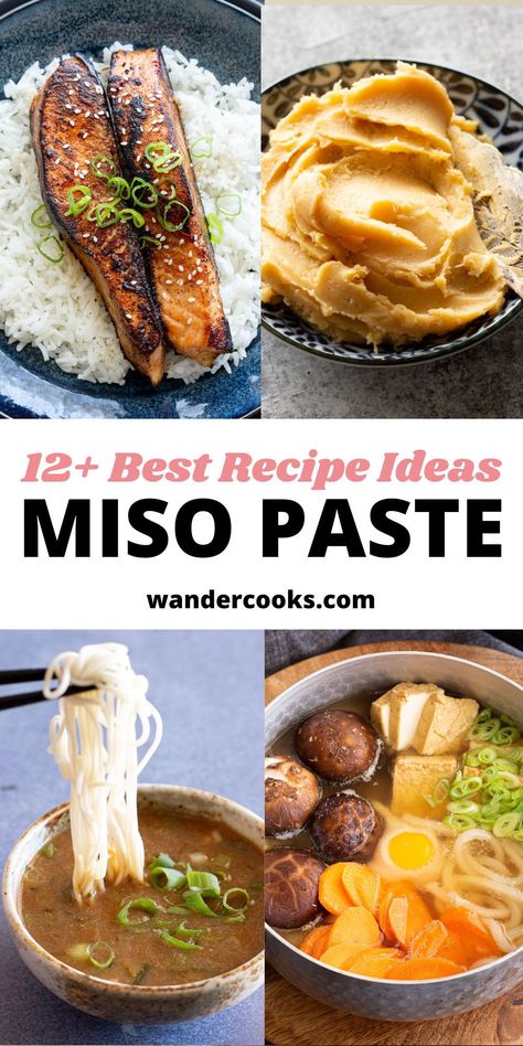 Miso Paste Recipes, Miso Recipes, Miso Recipe, Miso Soup Recipe, Miso Butter, Miso Ramen, Easy Japanese Recipes, Miso Paste, Paste Recipe