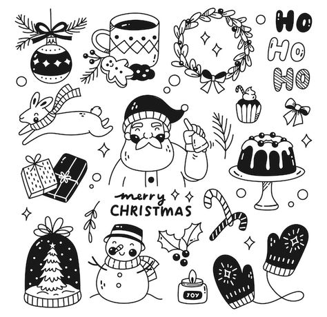 Cute Christmas Doodles, Window Drawings, Doodles Christmas, Christmas Ornament Template, Christmas Sketch, Christmas Doodle, Christmas Donuts, Tree Doodle, Christmas Tattoo