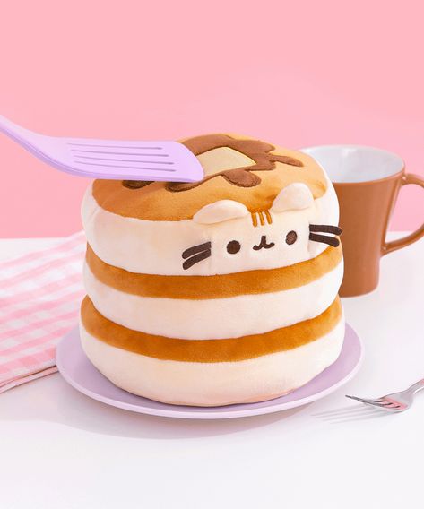 Pancake Cat, Pusheen Shop, Pusheen Plush, Pusheen Cute, Anak Haiwan, Koci Humor, Cute Squishies, Pusheen Cat, Cat Plush Toy