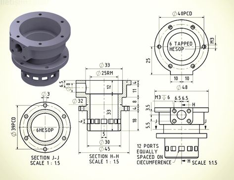 Mechanical Assembly Drawings, Mechanical Engineering Design Technical Drawings, Assembly Drawing Mechanical, Cad Design Mechanical, Autocad Tricks, Wizard Drawings, Autocad Design, Blender Model, Autocad Isometric Drawing