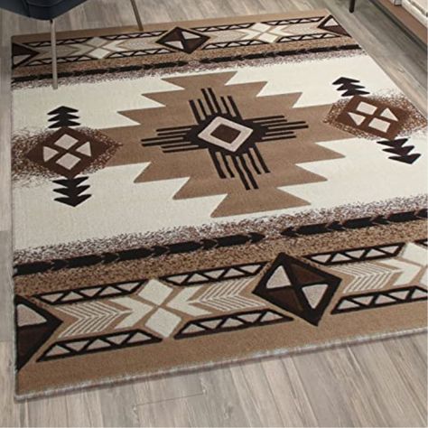 Western Living Room Decor, Western Rugs, Western Living Room, Western Bedroom Decor, Tip Of The Iceberg, Western Bedroom, Southwestern Patterns, Area Rug Design, Style Rustique