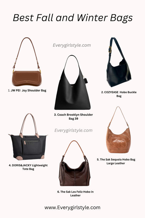 Women The Best Fall and Winter Bags For 2024-2025 Designer Bags 2024, Trendy Bags 2024, Coach Brooklyn, Purses 2024, Winter Handbags, Bags 2024, Winter Bags, Trendy Bags, Fall Bags