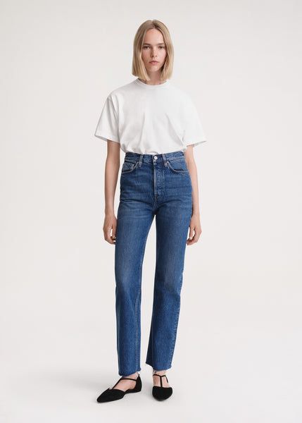 I Exclusively Wear Straight-Leg Jeans—These Are the Best | Who What Wear UK Straight Leg Jeans Outfits, Leg Jeans, Jean Outfits, Who What Wear, Straight Leg Jeans, Capsule Wardrobe, Straight Leg, Wardrobe, How To Wear