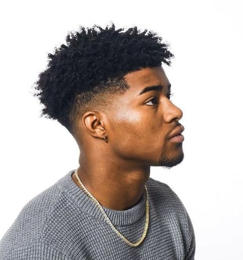 Men's Afro hairstyles 2024: 21 ideas embodying the latest trends - mens-talk.online Afro Haircuts For Men, Black Afro Hairstyles Men, Afro Drop Fade, Afro Male Hairstyles, Mens 4c Hairstyles, Men’s Afro Hairstyles, Black Hair Cuts Men, Black Guy Hairstyles Short, Afro Haircut Men