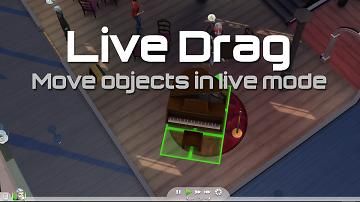 Mod The Sims - Live Drag: Move Objects without Pausing Day Walker, Sims 4 Cheats, Content Words, Sims 4 Game Mods, Live Model, Sims 4 Update, Best Sims, Sims Community, Sims 4 Game