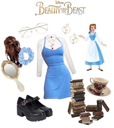 Disney Princess Custome Ideas, Tiana Inspired Outfits Aesthetic, Beauty And The Beast Hoco Outfits, Princess Outfit Inspiration, Beauty And The Beast Outfit Ideas Casual, Bell Outfits Beauty And The Beast, Disney Princess Outfit Ideas Casual, Disney Outfits Princess Casual, Disney Princess Theme Outfits