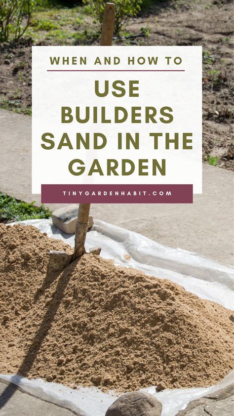 The humble builders sand can be a great addition to any garden. Improve drainage and aeration, propagate cuttings, make it a part of your seed starting mix and much more. Learn about builders sand in this article. Sand In Garden, Sand Garden Ideas, Planting In Sandy Soil, How To Make Sand, Garden Setup, Sand Garden, Sand Projects, Types Of Mulch, Building Sand