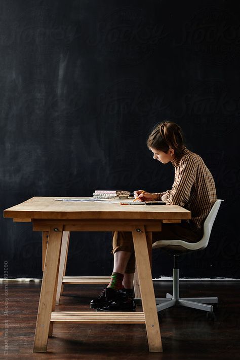 Person Sitting In Coffee Shop, Person Sitting At Table Drawing, Drawing At Desk Reference, Someone Sitting At A Table Reference, Woman Sitting At Table Reference, Someone Leaning Over A Table Reference, Person At Table Reference, Sitting At The Table Pose, Sitting Table Pose