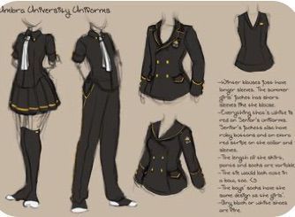 Academy Uniforms, Anime Uniform, Uniform Ideas, Manga Clothes, School Uniform Outfits, Art Outfits, Clothing Sketches, Drawing Anime Clothes, Gambar Figur