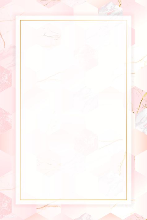 Blank rectangle pink frame template vector | premium image by rawpixel.com / NingZk V. Pink Frame Background, Pink Template, Gold Wallpaper Background, Frame Pink, Flower Graphic Design, Paper Background Design, Pink Frame, Powerpoint Background Design, Leaflet Design