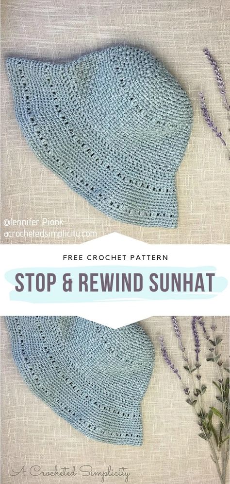 Crochet Sunhat Straw Hat Pattern, Crochet Hats Free Pattern Ladies Summer, Crochet Garden Hat, Crochet Visor Hat Pattern Free, Crochet Floppy Hat, Raffia Hat Pattern, Crochet Hat Pattern Kids, Bucket Hat Pattern Free, Hippie Crochet Patterns