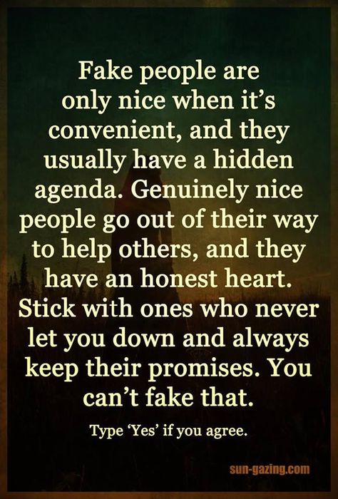 Fake People Are Only Nice When It's Convinent life quotes quotes positive quotes quote life people truth true wise quotes facebook quotes fake fake people quotes to live by quotes about fake people Good People Quotes, Repair Credit, Fake Quotes, True Sayings, Fake Friend Quotes, Fake People Quotes, Hidden Agenda, Yourself Quotes, Marriage Prayer