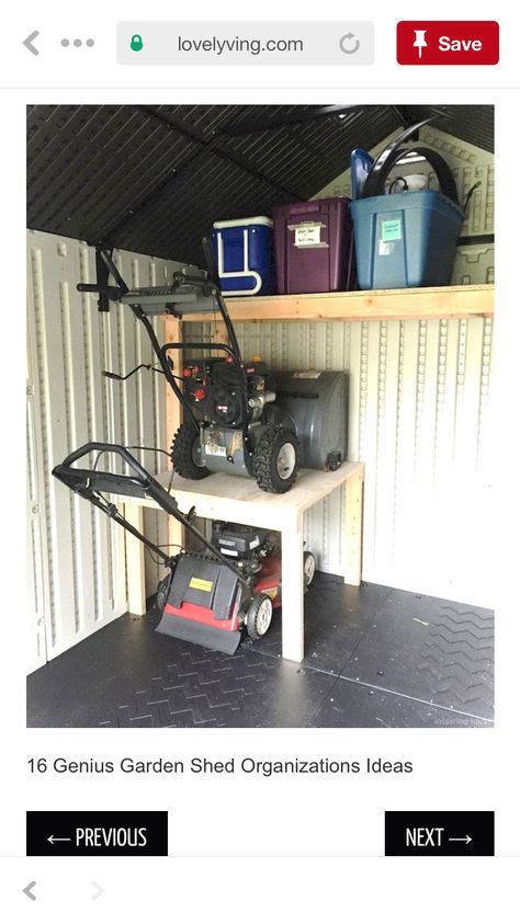 Rifacimento Garage, Shed Organisation, Casa Garage, Garage Organization Tips, Storage Shed Organization, Shed Organization, Garage Organize, Garage Shed, Diy Garage Storage