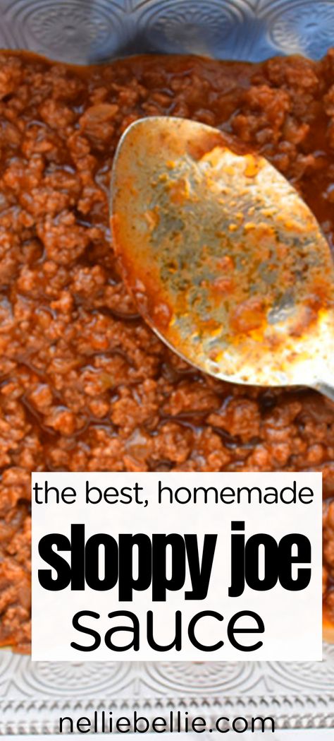 Beef Recipes Easy Quick, Homemade Sloppy Joe Sauce, Quick Ground Beef Recipes, Sloppy Joe Recipe Easy, Homemade Sloppy Joe Recipe, Turkey Sloppy Joes, Quick Meals To Make, Sloppy Joes Easy, Sloppy Joe Sauce