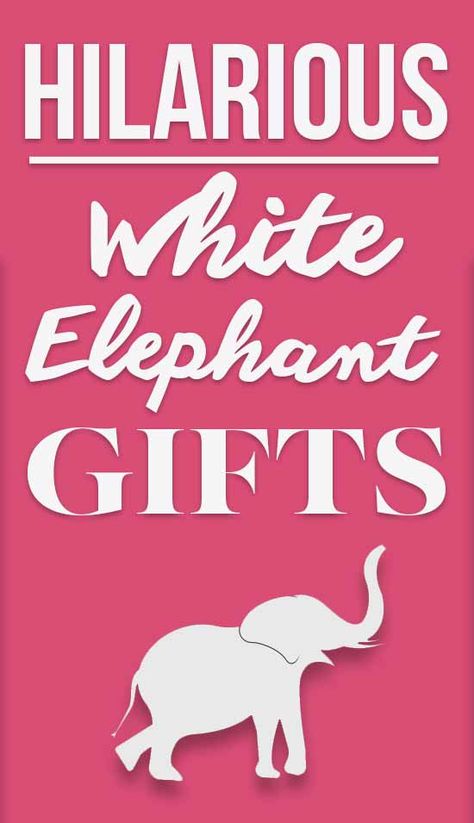 13 Hilarious Gag Gifts To Take Your White Elephant Party To The #NextLevel Check out these amazing gift ideas that will you the life of the party this holiday season! White Elephant Gift Exchange Ideas Funny, White Elephant Gag Gifts, Diy Gag Gifts, White Elephant Christmas, Gift Exchange Party, Harry Potter Christmas Decorations, Grab Bag Gifts, Best White Elephant Gifts, White Elephant Game