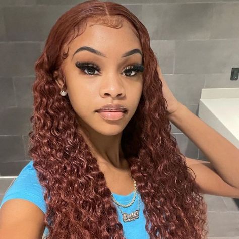 Faster shipping. Better service Curly Human Hair Wig, Wigs For Sale, Colored Wigs, Auburn Hair, Short Bob Wigs, Lace Hair, Hair Wear, Reddish Brown, Curly Wigs