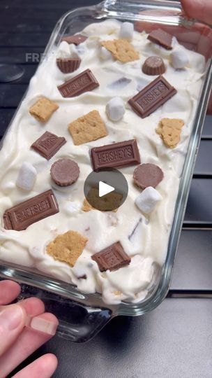 2K views · 1.6K reactions | Follow for more fun recipes ⬆️

No-churn s’mores ice cream recipe🍦The best thing about making ice cream at home is creating your own perfect ice cream to mix-in ratio 🧑‍🍳👌

How-to:
1. Whip up 2 cups of heavy whipping cream, fold in 1 14 oz. can of sweetened condensed milk.
2. Add in your mix-in’s : this is Reese’s, graham crackers, mini marshmallows, and chocolate.
3. Freeze for at least 8ish hours, and dig in!

#icecream #homemadeicecream #icecreamrecipe #easyrecipe

What mix-in’s would you try next? | Madison Sweitzer | Ravyn Lenae · One Wish (feat. Childish Gambino) Ravyn Lenae, Sherbet Recipes, Making Ice Cream, Ice Cream At Home, 5 Ingredient Recipes, Delectable Desserts, Treat Ideas, Fun Recipes, Childish Gambino