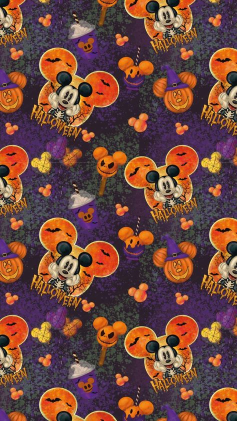 Desktop Wallpaper Fall, Disney Fall, Holiday Iphone Wallpaper, Mickey Mouse Illustration, Halloween Digital Paper, Cute Backgrounds For Iphone, Arte Monster High, Halloween Wallpaper Backgrounds, Halloween Craft Projects