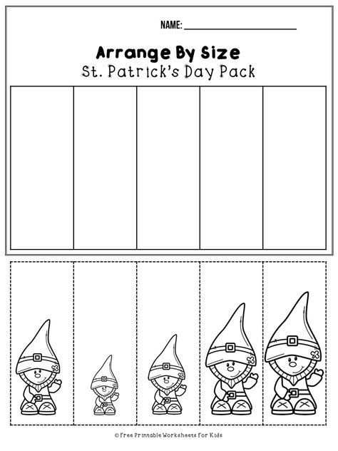 St Patricks Activities, March Lesson Plans, March Preschool, Sant Patrick, March Lessons, Printable Worksheets For Kids, St Patricks Crafts, March Activities, St Patricks Day Crafts For Kids