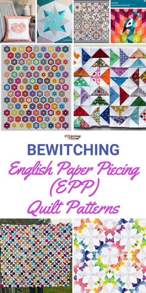 English Paper Piecing Diamond Patterns, English Paper Piecing Templates Free, Hexagon Paper Piecing Pattern, Paper Quilting For Beginners, Beginner Epp Projects, English Paper Piecing Quilts Free Pattern, Paper Piecing Hexagons, English Paper Pieced Quilts, Hexagon Epp Quilt