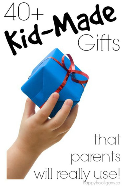 40+ Kid-Made Gifts That Parents Will Really Use! Cadeau Parents, Christmas Gifts For Parents, 40th Gifts, Cadeau Diy, Grown Ups, Christmas Crafts For Kids, Gifted Kids, Parent Gifts, Xmas Crafts