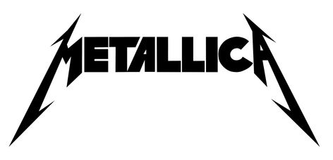 Metallica Logo Tattoo, Mcr Merch, Metallica Tattoo, Metallica Logo, Metallica Band, Metal Band Logos, Metal Drawing, Rock Band Logos, Custom Top