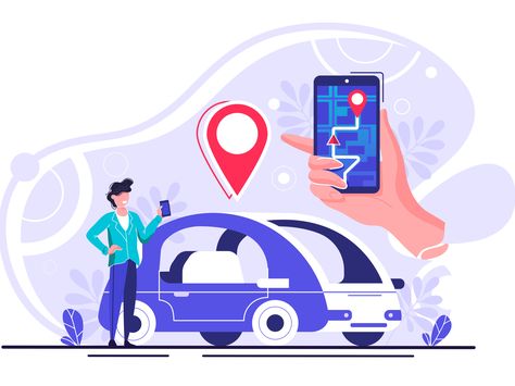 Gps system by Magura Gps Illustration, Car Rental Website, Clock Illustration, Business Flats, Mobile App Design Inspiration, App Design Inspiration, Education Design, Mobile App Design, Saint Charles