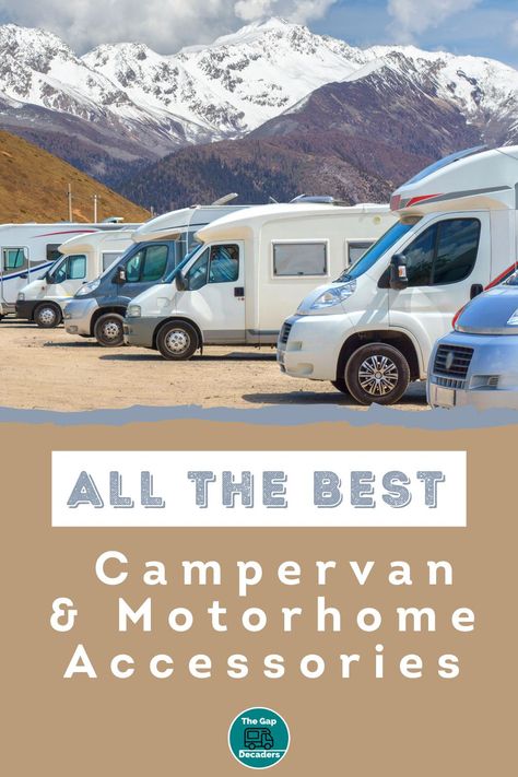 What should you pack in your motorhome or campervan? We made a list of motorhome essentials so you don't have to + a printable packing list to help you remember #motorhomeessentials #motorhomeessentialspackinglist #motorhomeessentialsproducts #motorhomecampingessentials #campervanessentials #campervanessentialslist #essentialsforcampervan Motorhome Essentials, Campervan Accessories, Motorhome Living, Motorhome Accessories, Motorhome Interior, Printable Packing List, Bike Cover, Rv Accessories, Packing Checklist