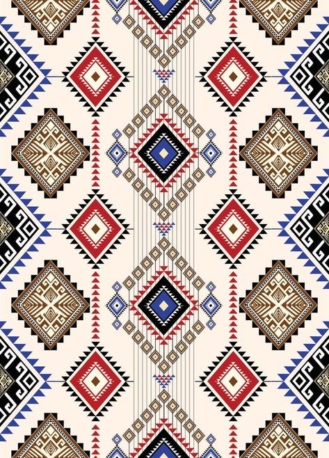 Geometric Prints Textile, Batik Vector, Aztec Pattern Wallpaper, Ikkat Pattern, Kolka Design, Mexican Western, Geometrical Motifs, Ikkat Print, Ethnic Pattern Design