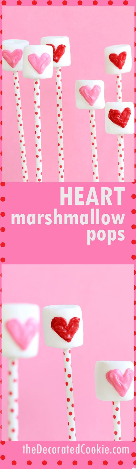 EASY candy heart marshmallow pops, a fun food idea for Valentine's Day. Entrepreneurs Day Ideas Grade 7, Entrepreneurs Day Ideas, Marshmallow Pops Birthday, Marshmallow Pops Christmas, Marshmallow Pops Recipe, Lego Cake Pops, Valentine Sweets, Heart Marshmallows, Easter Marshmallow