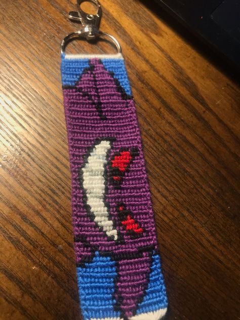 Alpha pattern #21282 | BraceletBook Macrame Pokemon, Gengar Alpha Pattern, Minecraft Alpha Pattern, Pokemon Alpha Pattern, Pokemon Bracelet, Pokemon Alpha, Pokemon Kanto, Pokemon Bead, Gengar Pokemon