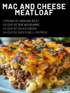 Mac and Cheese Meatloaf Casserole Macaroni Baked Casserole, Mac Cheese Meatloaf, Ground Beef Macaroni And Cheese, Max And Cheese Meatloaf Casserole, Macaroni And Cheese Meatloaf, Macaroni Cheese Meatloaf, Hamburger Mac And Cheese Recipe, Macaroni And Cheese Meatloaf Casserole, Macaroni Cheese Casserole