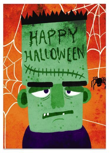 Frankenstein illustration by Louise Pigott Frankenstein Watercolor, Frankenstein Cartoon, Frankenstein Illustration, Halloween Illustrations, Halloween Monsters, Halloween Hocus Pocus, Urban Legend, Halloween Graphics, Feliz Halloween