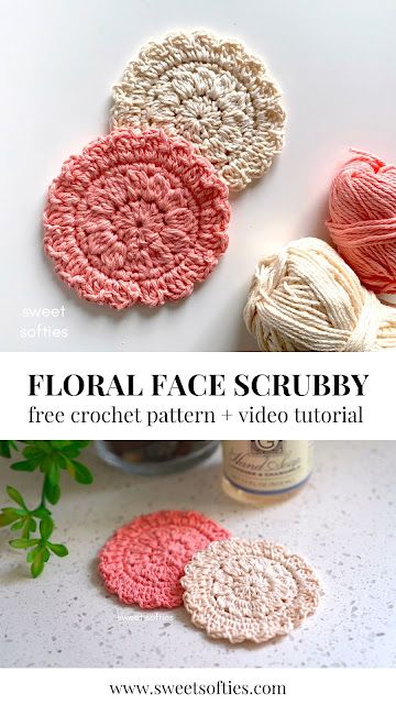 Face Scrubby Crochet Pattern Free, Dish Scrubbies Crochet Pattern Free, Crochet Face Scrubbies Pattern Free, Crochet Functional, Scrubby Crochet Pattern, Scrubby Yarn Crochet, Crochet Face Scrubbies, Crochet Bathroom, Scrubbies Crochet Pattern