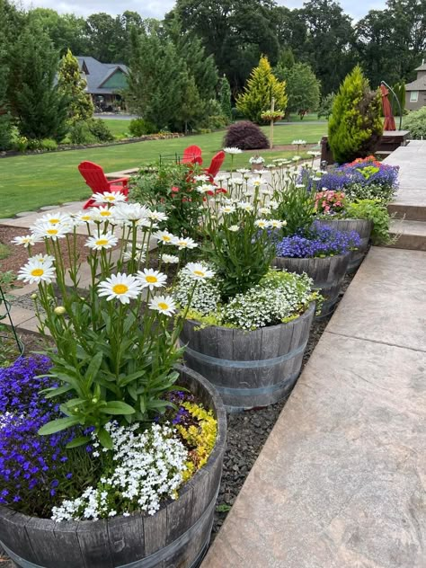 Flower Garden Plans, Planter Garden, Cottage Garden Design, Garden Whimsy, Diy Backyard Landscaping, Garden Containers, Backyard Garden Design, Garden Yard Ideas, Sunrooms