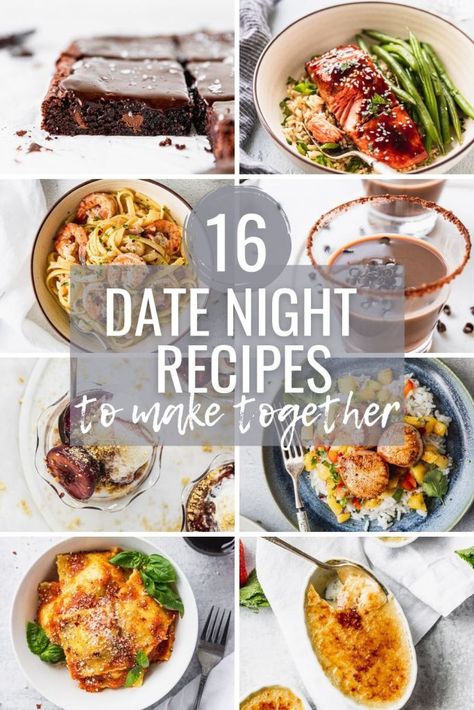 Dinner Recipes Date Night At Home, Date Night Meals At Home Healthy, Fun Recipes To Try At Home, Making Dinner Together Date, Date Night Cooking Together, Date Night Dinner Recipes For Two, Date Night Recipes To Make Together, Date Night Meals At Home, Date Night Dinner Ideas