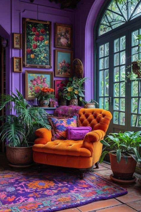 Boho Decorating, Maximalist Living Room, Eclectic Living, Whimsical Home, Cozy Living Spaces, Boho Living, Boho Living Room, Living Room Inspo, Dream House Decor