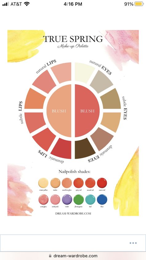 Warm Spring Makeup, True Spring Makeup, Cold Skin Tone, True Spring Palette, Warm Spring Palette, Warm Spring Color Palette, True Spring Color Palette, Warm Spring Outfits, Light Spring Color Palette