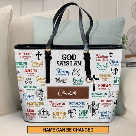 Christian Gift Baskets, Women Of God, Church Christian, Bible Bag, Jesus Heals, Shopping Totes, Christian Woman, Christian Friends, Women's Ministry