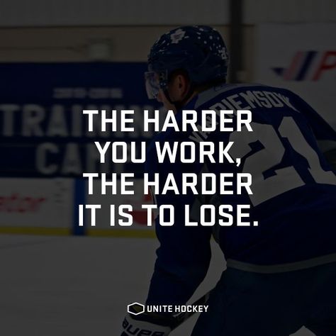 Ice Hockey Quotes, Hockey Motivation, Hockey Sayings, Defence Quotes, Motivation Meme, Zach Parise, Balls Quote, Workout Man, Athlete Quotes