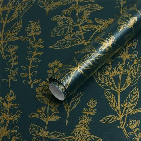 Size And Material: 17.3 X78.7in=1.444x 6.56ft = 9.47sq.Ft. One Roll Covers 9.47square Feet. Material: Vinyl Exquisite Design: Gold And Green Wallpaper Is A Very Classic Combination, Gold Represents Nobility And Luxury, Green Represents Health And Vitality, The Perfect Combination Of The Two Make Your Room New! Easy To Use: The Peel And Stick Wallpaper Is A Detachable Self-Adhesive Wallpaper, Easy To Use, Just Peel And Paste To A Smooth Surface, There Are Grid Lines On The Back Of The Wallpaper, Green And Gold Wallpaper Living Room, Green And Gold Floral Wallpaper, Green And Gold Peel And Stick Wallpaper, Art Deco Green Wallpaper, Black Gold And Green Bathroom, Dark Green And Gold Bathroom Ideas, Dark Green And Gold Wallpaper, Wallpaper With Gold Accents, Gold And Green Wallpaper