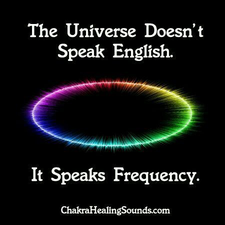 The universe doesn’t speak English. It speaks frequency. #universe  #vibrations #energy Space Clearing, Solfeggio Frequencies, Everything Is Energy, Vibrational Energy, E Mc2, Cosmic Energy, Les Chakras, Quantum Physics, Sound Healing