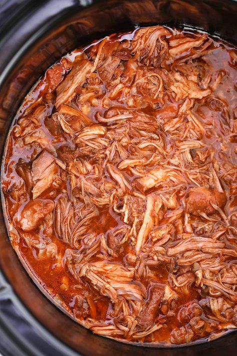 Slow Cooker Pulled Pork is for the meat lovers who simply cannot resist tender and juicy shredded meat! Full of flavor, this recipe can be enjoyed year round. #slowcooker #crockpotrecipes #pulledpork #porkrecipes #sweetandsavorymeals Slow Cook Pulled Pork, Pulled Venison, Pulled Pork Crock, Spicy Pulled Pork, Pulled Pork Recipe Slow Cooker, Slow Cooked Pulled Pork, Best Pork Recipe, Pulled Pork Recipe, Smoked Pulled Pork