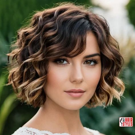 Short Beach Waves | 20 Chic Short Hairstyles For Thick Wavy HairThis article explores 20 chic short hairstyles designed to enhance the natural beauty of thick wavy hair, ranging from classic pixie cuts and textured bobs to edgy asymmetrical crops and trendy undercuts. Thick and wavy hair can be a blessing, offering a voluminous and textured canvas for various.. Short Wavy Hairstyle Women, Short Haircuts For Thick Wavy Hair, Haircut Thick Wavy Hair, Naturally Wavy Hair Cuts, Hairstyles For Thick Wavy Hair, Short Wavy Hairstyles For Women, Textured Bobs, Classic Pixie, Thick Wavy Hair