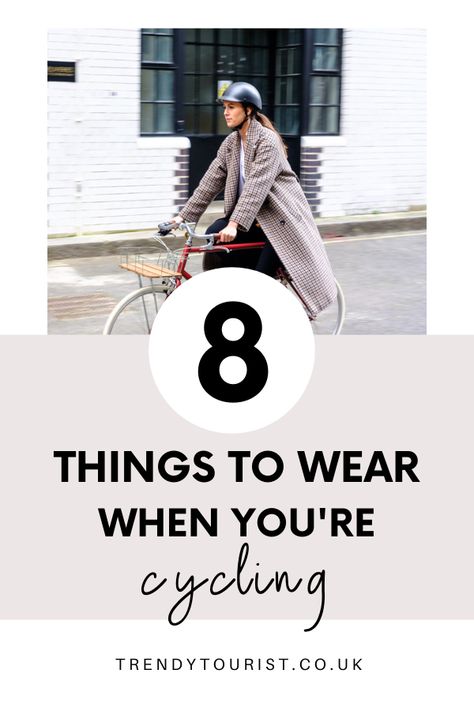 Here’s our ultimate guide for what to wear cycling featuring expert tips from Catherine Ellis, founder of cycling bag brand Hill & Ellis, and Catherine Bedford, founder of cycling helmet brand Dashel. #fashionblogger #fashionblog #fashion #blogger #blog #blogpost #blogpostpromotion #fashiontips #fashionguide #workout #cycling #cyclinggear #gear #workoutclothes #clothes #whattowear #whatimwearing #clothing #womensfashion #activewear #active #selflove #selfcare #lookgood Bicycling Outfits For Women, Bike Ride Date Outfit, Cycling To Work Outfit, Fall Biking Outfit, Bike To Work Outfit Woman, Bike Tour Outfit, Bike Ride Outfit Winter, Cycling Outfits Women Casual, Bike Outfits Women Women's Cycling