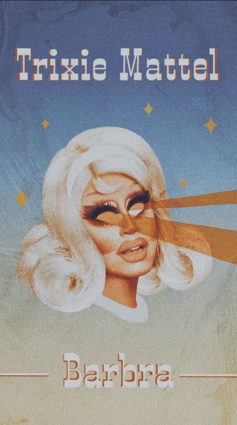 Trixie Mattel Album Cover, Trixie Mattel Poster, Trixie And Katya Poster, Drag Wallpaper, Drag Poster, Drag Show Poster, Trixie Mattel Wallpaper, Trixie And Katya Wallpaper, Trixie Mattel